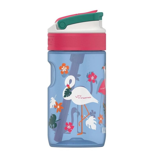 Butelka na wodę dla dzieci Kambukka Lagoon 400ml - Blue Flamingo
