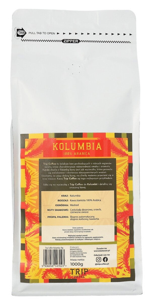 Kawa ziarnista Trip Coffee Kolumbia 1kg
