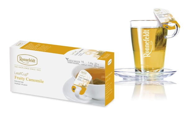 Ziołowa herbata Ronnefeldt Leaf Cup Fruity Camomile 15x1,4g
