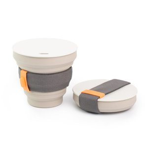 Składany kubek HUNU 266 ml - Jasnoszary - NIEDOSTĘPNY