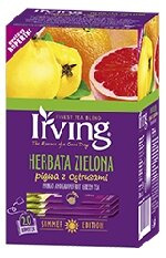 Herbata zielona Pigwa z cytrusami Irving 20x1,5g