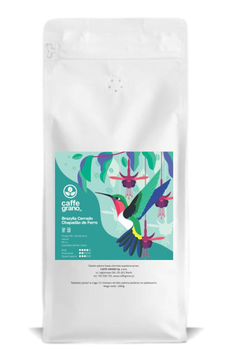 Kawa ziarnista Caffe Grano Brazylia Cerrado Chapadao de Ferro Espresso 1kg