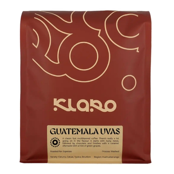 Kawa ziarnista Klaro Gwatemala Uvas Espresso 1kg