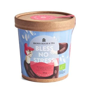 Brown House & Tea BLESS NO STRESS - Suplement diety na stres 50g - opinie w konesso.pl