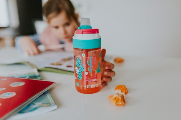 Butelka na wodę dla dzieci Kambukka Lagoon 400ml - Cactus Gekko