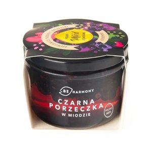Czarna porzeczka w miodzie akacjowym BEHARMONY 230g - NIEDOSTĘPNY