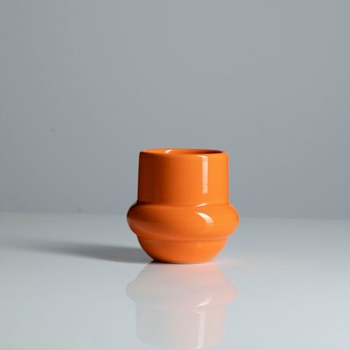 Kubek not.bad studio DUO 400ml - Pomarańczowy wypukły