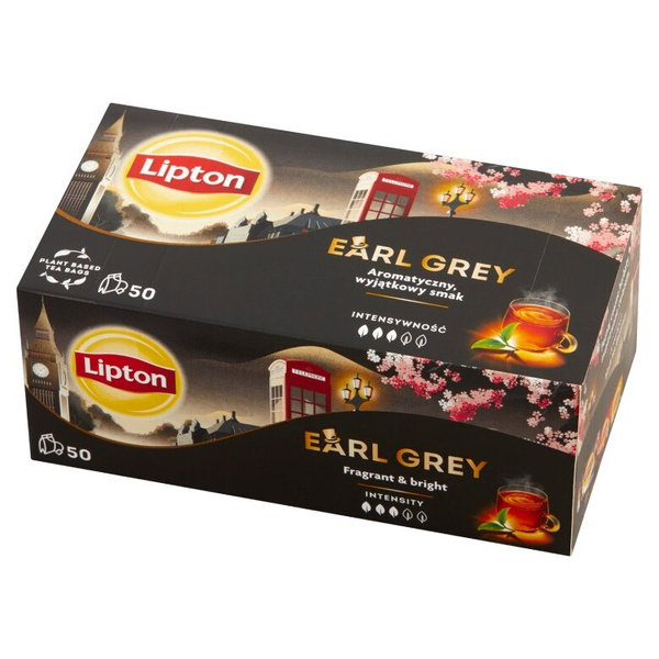 Herbata czarna Lipton Earl Grey 50x1,5g – NIEDOSTĘPNY