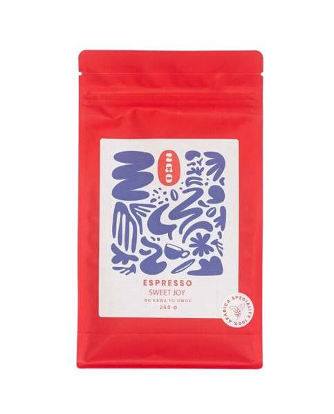 Kawa ziarnista Zao Coffee Espresso Sweet Joy 250g – NIEDOSTĘPNY