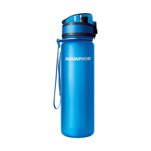 Filtrująca butelka na wodę Aquaphor City 500 ml - Błękitna