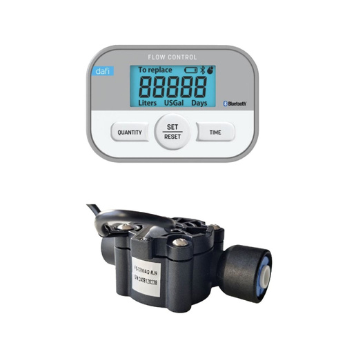 Elektroniczny system monitorowania zużycia filtra Dafi Flow Meter