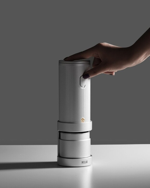 Młynek do kawy Millab E01 Electric Grinder Space Silver- Srebrny