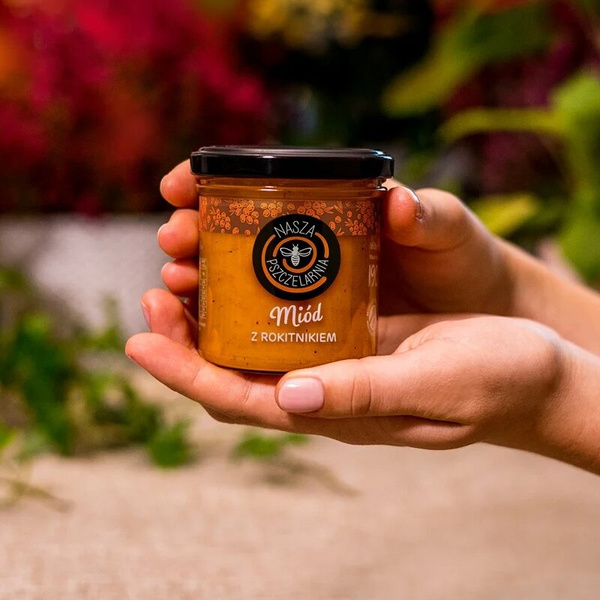 Miód z rokitnikiem Nasza Pszczelarnia 190g