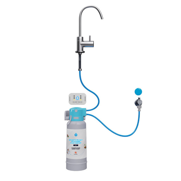 System filtrujący Dafi Flow Comfort D1 + kran do wody filtrowanej ALTO - Chrom