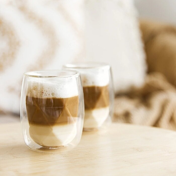 Zestaw szklanek z podwójną ścianką HOMLA CEMBRA MODERN 280 ml - 2 sztuki - NIEDOSTĘPNY