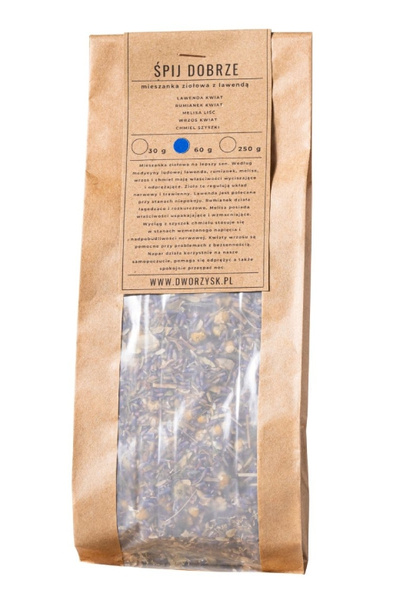 Mieszanka ziołowa Dworzysk Śpij Dobrze DOSYPKA 70g