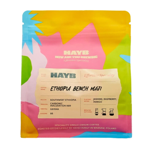 Kawa ziarnista HAYB Ethiopia Bench Maji 200g