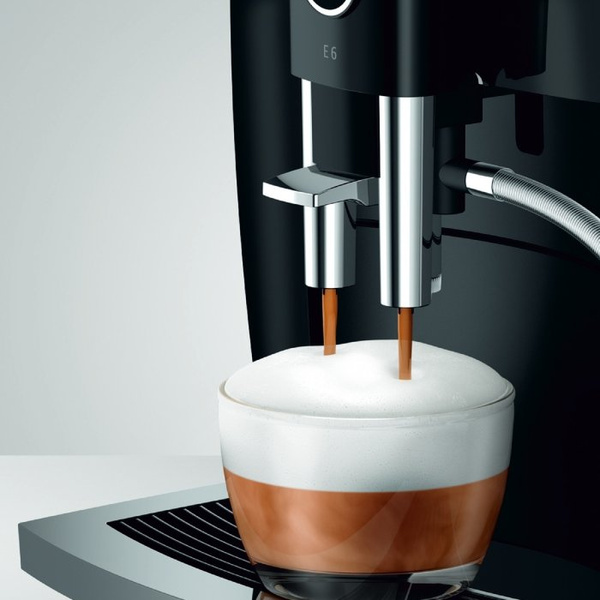 Ekspres do kawy Jura E6 Piano Black (EC) + GRATIS KAWA 3x1kg