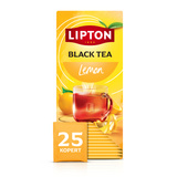Czarna aromatyzowana herbata Lipton Classic Lemon 25x1,6g