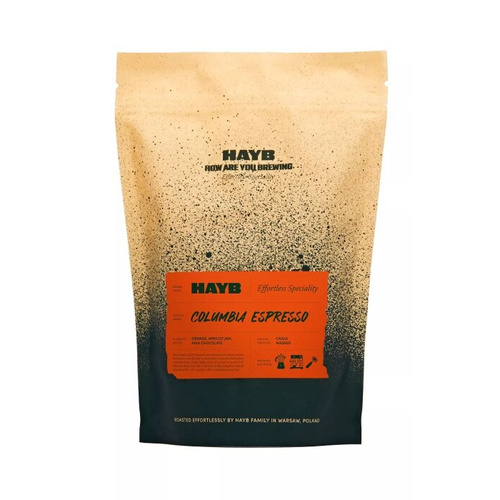 Kawa ziarnista HAYB Kolumbia San Sebastian ESPRESSO 1kg - opinie w konesso.pl