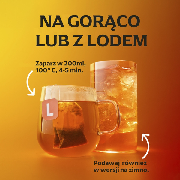 OUTLET - Herbata owocowa Lipton Brzoskwinia i marakuja 20 torebek