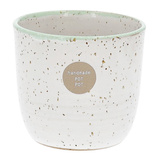 Ceramiczny kubek Pot Pot - Ice Blue z turkusowym akcentem 200 ml