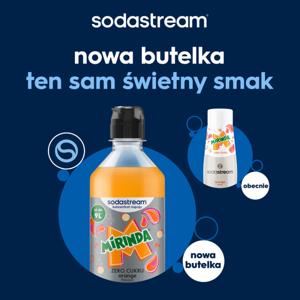 Syrop SodaStream Mirinda Orange bez cukru 440 ml 