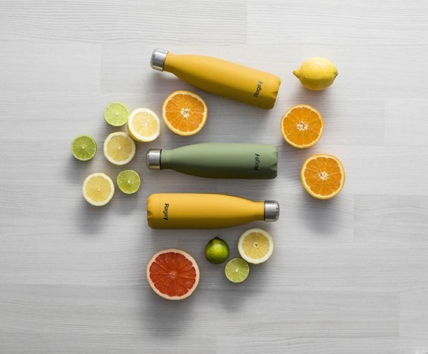 Butelka termiczna Rags'y 500ml - Khaki Rubber Matte