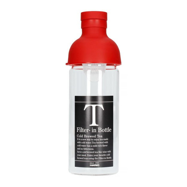Butelka z filtrem do Cold Brew Tea Hario 300ml - czerwona