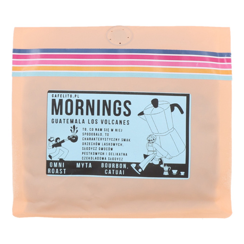 Kawa ziarnista Cafelito Mornings Gwatemala Los Volcanes 250g