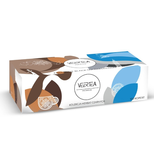 Kolekcja herbat CZARNYCH Veertea Premium 100 kopert