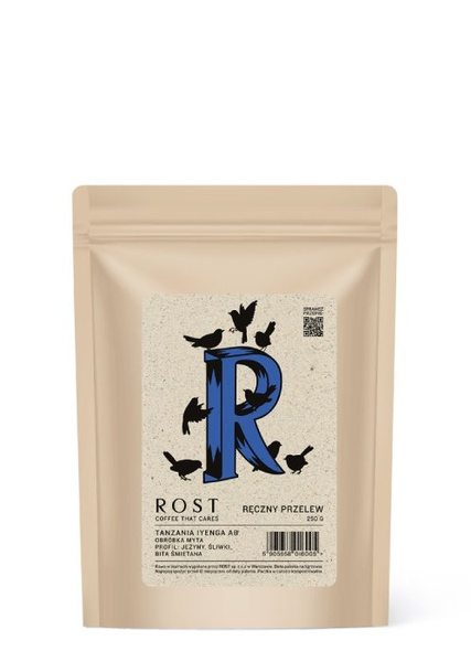 Kawa ziarnista ROST Tanzania Iyenga AB 250g - NIEDOSTĘPNY