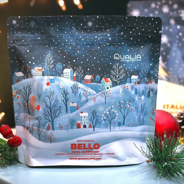 Kawa ziarnista świąteczna Qualia Bello Espresso 250g - NIEDOSTĘPNY