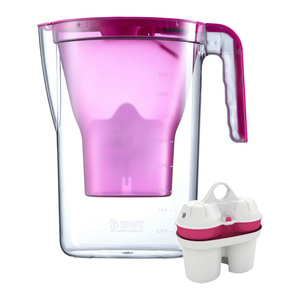 Dzbanek filtrujący wodę BWT Vida 2.6 l Różowy - manualny z wkładem Mg2+