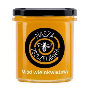 Miód wielokwiatowy Nasza Pszczelarnia 450g