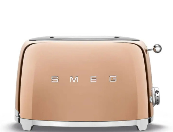 Toster na 2 kromki SMEG TSF01RGEU - Różowe złoto - NIEDOSTĘPNY