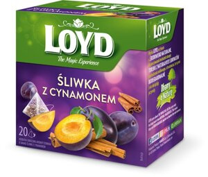 Herbata owocowa Loyd Śliwka z cynamonem 20x2g
