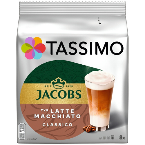 Kapsułki Tassimo Jacobs Latte Macchiato Classico 8 szt.