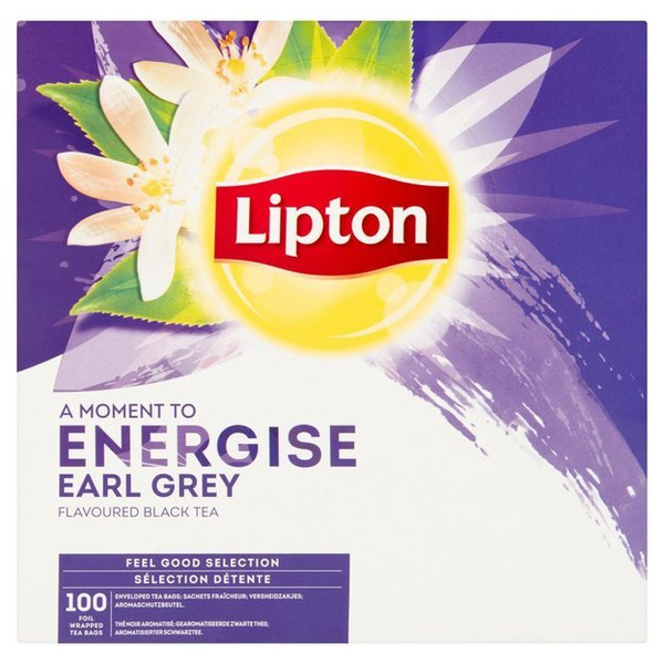 Czarna herbata Lipton Classic Earl Grey 100x2g