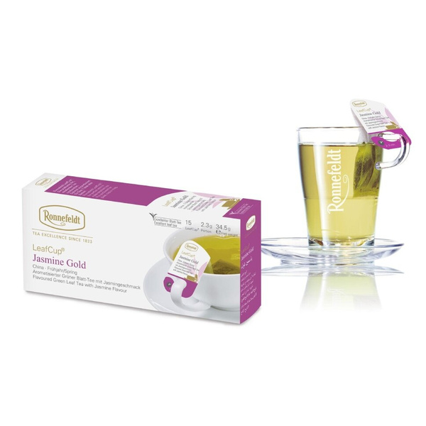 Zielona herbata Ronnefeldt Leaf Cup Jasmine Gold 15x2,3g