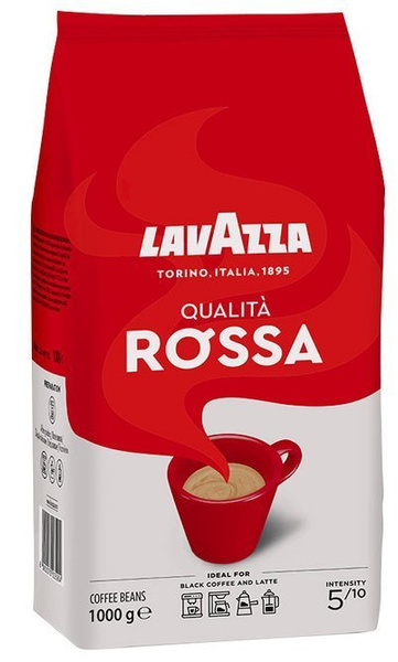 ZESTAW - Kawa ziarnista Lavazza Qualita Rossa 1kg  + Espresso Barista Perfetto 100g