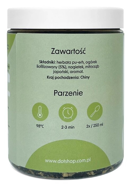 Herbata pu-erh dot. Pu-erh Cucumber 50g