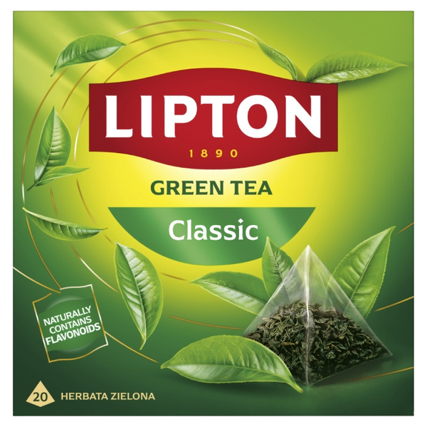 Herbata zielona aromatyzowana Lipton Classic 20x1,4g