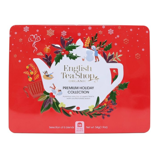 Herbata świąteczna English Tea Shop Premium Holiday Collection Red - 36 saszetek - NIEDOSTĘPNY