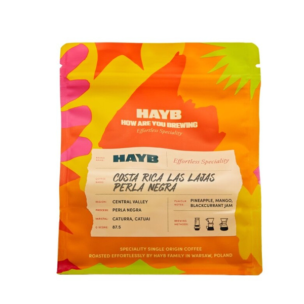 Kawa ziarnista HAYB Costa Rica Las Lajas Perla Negra 250g - NIEDOSTĘPNY