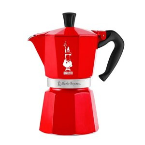 Kawiarka Bialetti Moka Express  Nutcracker  6tz - Czerwona