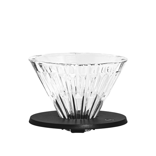 Szklany dripper Timemore Crystal Eye Glass 01 PC Holder - Czarny