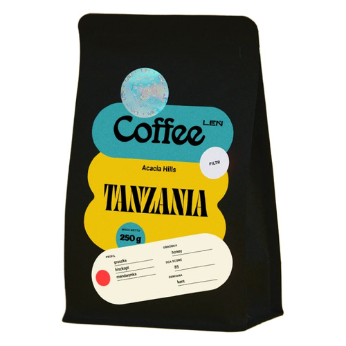 Kawa ziarnista Leń Coffee Tanzania Acacia Hills Filtr 250g
