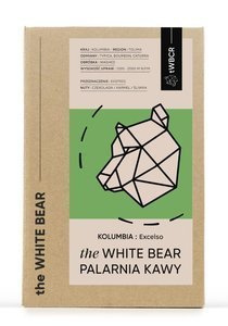 Kawa ziarnista The White Bear Kolumbia Excelso 1kg