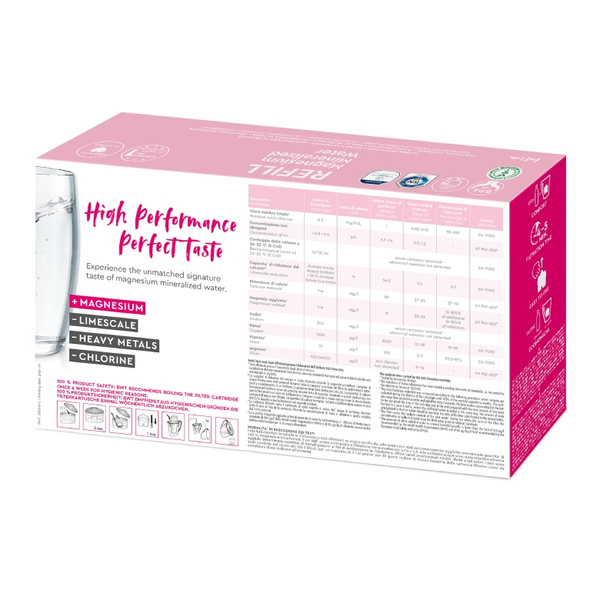 Wkład filtrujący Mineralizowana Magnezem miękka woda BWT Refil - 1+3 szt.